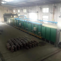 隧道式焙烧炉_隧道式模壳焙烧炉