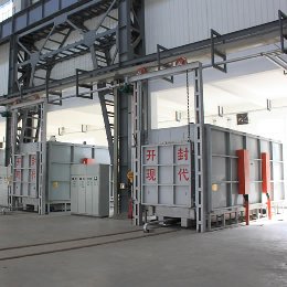 台车式电阻回火炉_台车式燃气回火炉