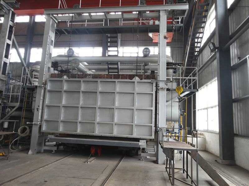 台车式封头锻造加热炉