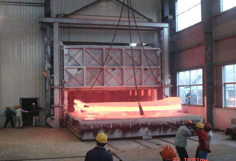 台车式封头锻造加热炉